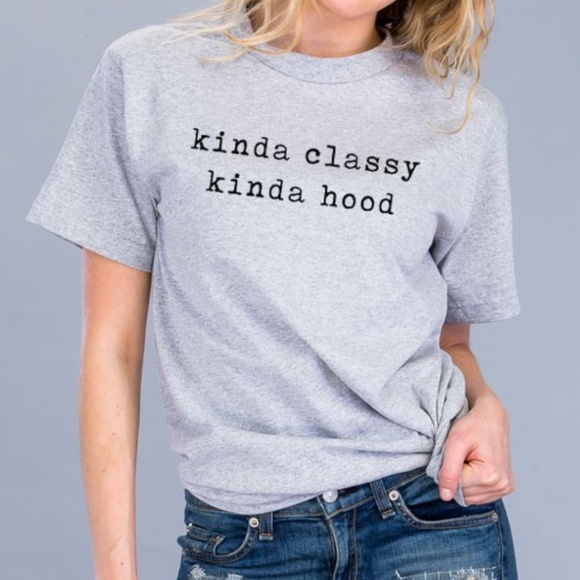 RESTOCK SOON! kinda classy, kinda hood Tee - Picture 3 of 3